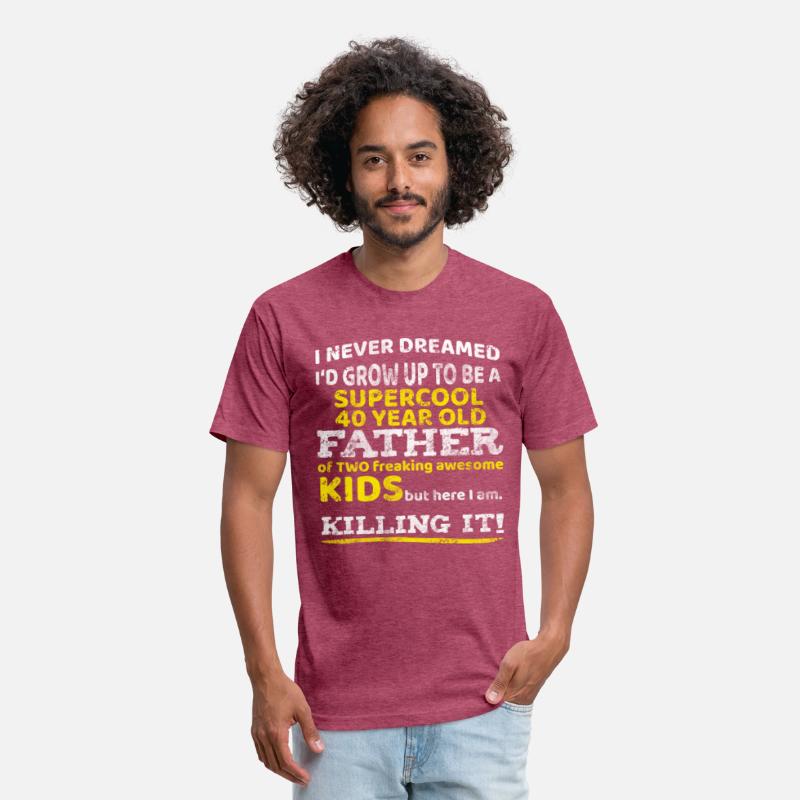 40 year old Dad T-Shirt Birthday Gift Forty