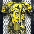 2024/25 Brazil Special Edition Yellow Player Version Soccer Jersey Front