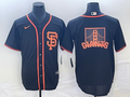 Men's San Francisco Giants Black Alternate Replica Player Jerseys