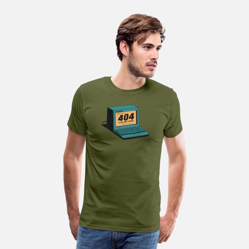 404 Sleep Not Found - Retro Computer Design