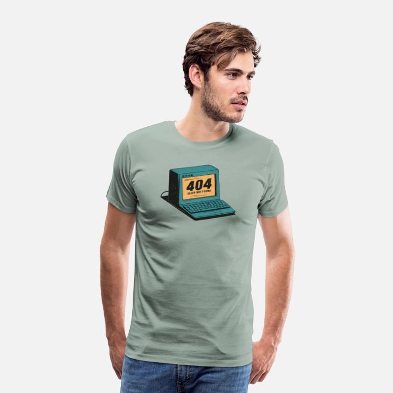 404 Sleep Not Found - Retro Computer Design