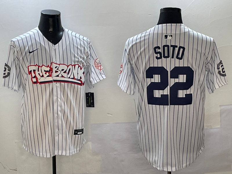 Men's New York Yankees Juan Soto White Limited Player Jerseys