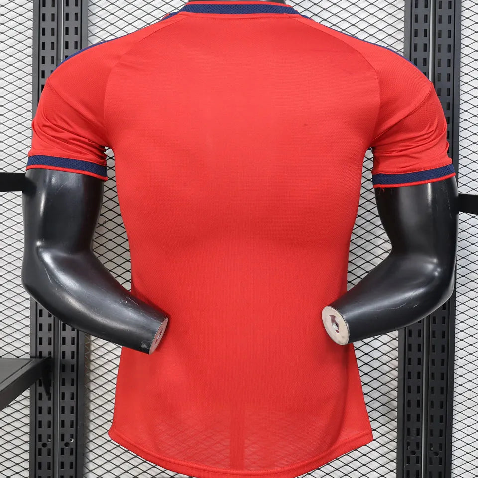 2026/27 Spain Special Edition Red And Yellow Player Version Soccer Jersey Back