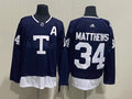 Men's Toronto Maple Leafs Auston Matthews #34 Blue Player Game Jerseys