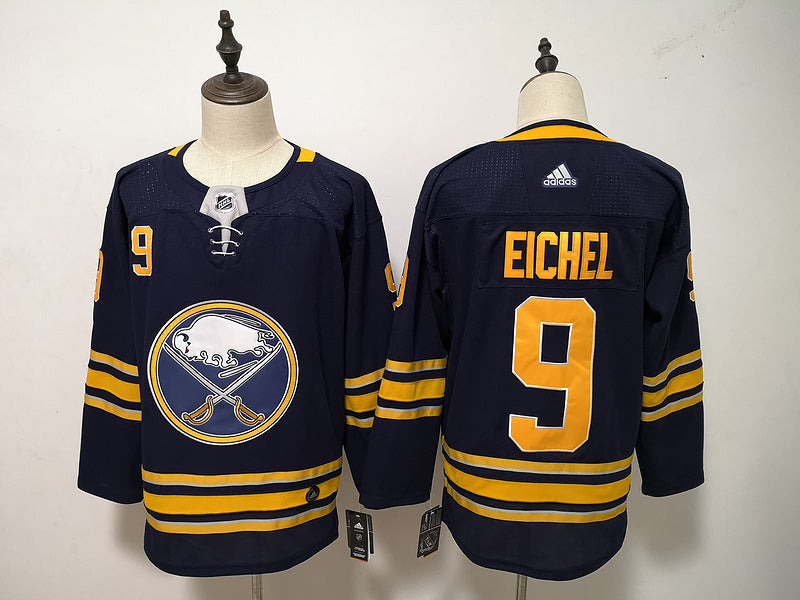 Men's Buffalo Sabres Jack Eichel #9 Navy Replica Player Jerseys