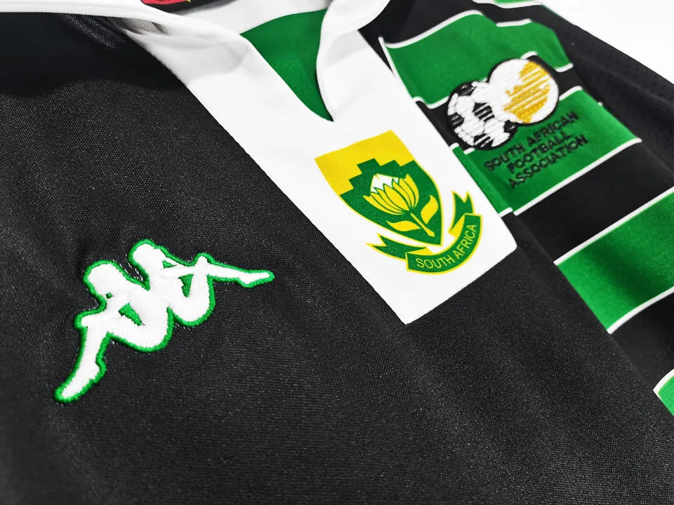 1998 South Africa Away Retro Soccer Jersey Detail 1