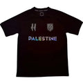 2025 Palestine Black Fans Soccer Jersey 幻彩英文 Front