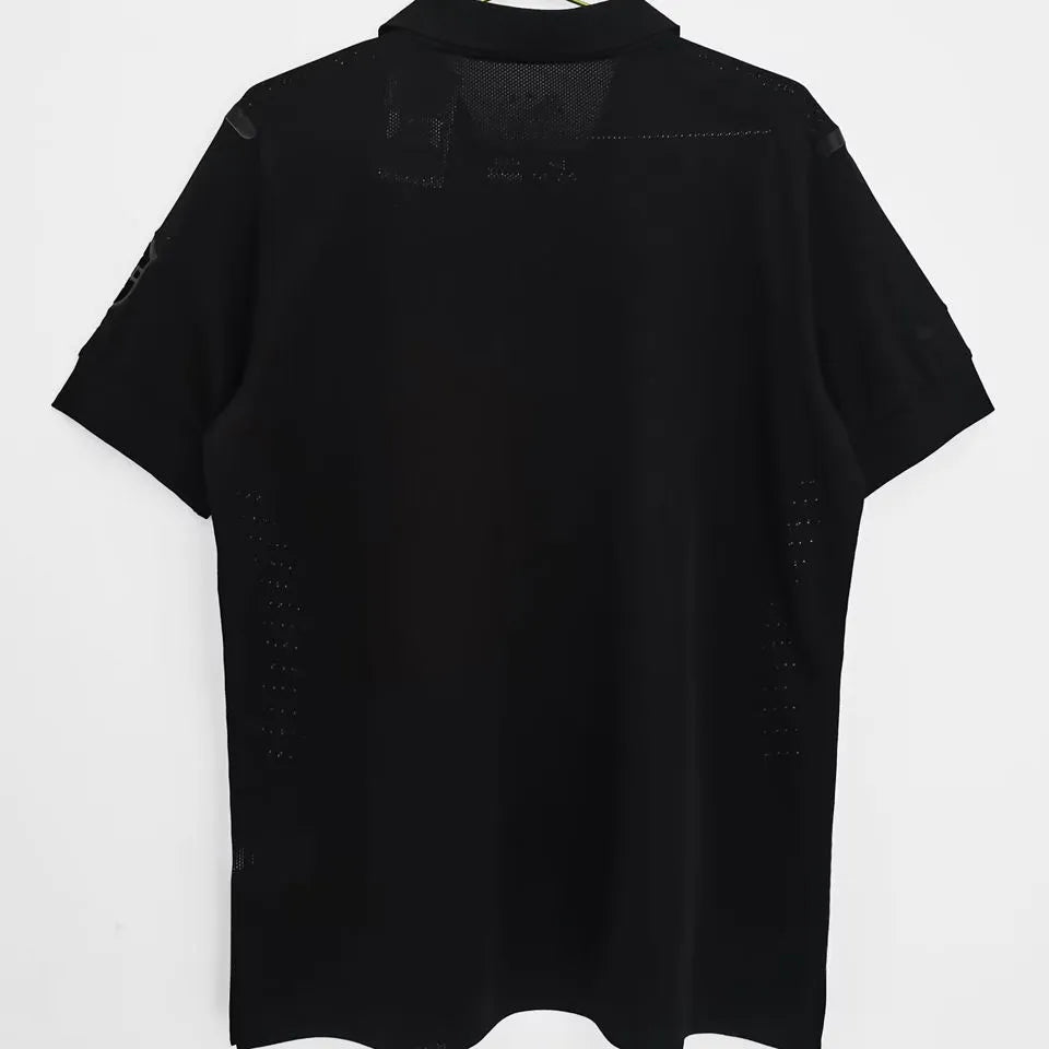 2013/14 Brazil 3rd All Black Retro Soccer Jersey Back
