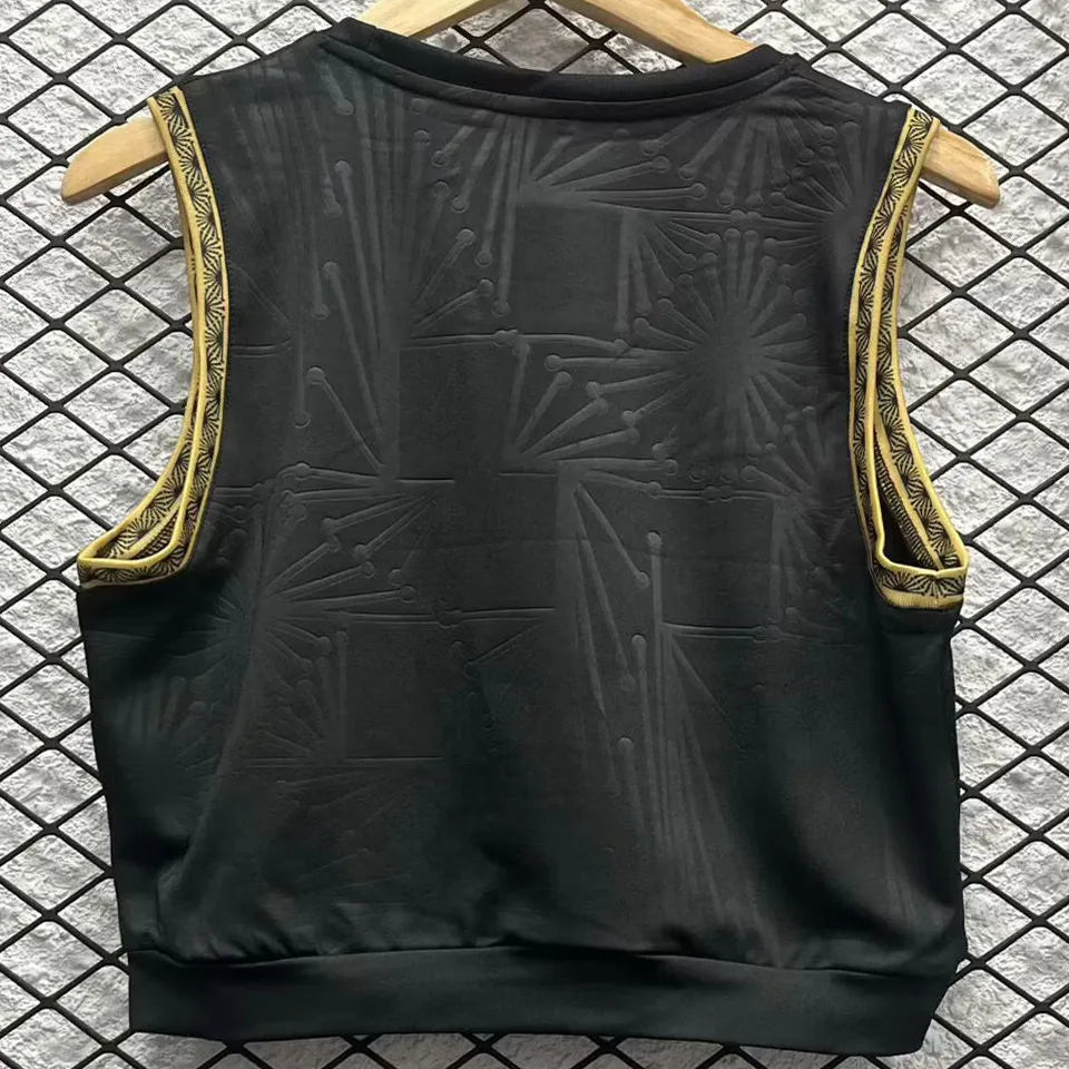 2025 Mexico Black México de Oro Women Yoga Vest Jersey 女 Back