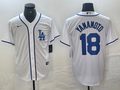 Men's Los Angeles Dodgers Yoshinobu Yamamoto #18 White Limited Player Jerseys