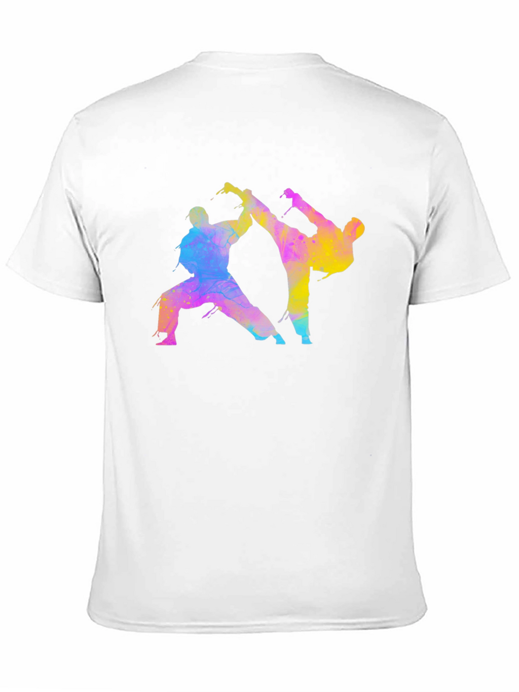 Karate Fighters Black T-Shirt Martial Arts Tee