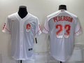 Men's San Francisco Giants Joc Pederson #23 White Replica Baseball Jerseys City Edition