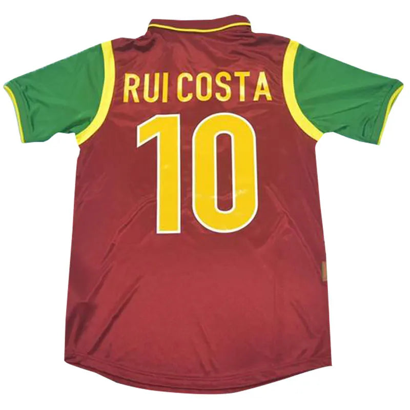 1998/99 Portugal Home Retro Soccer Jersey Back