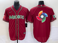 Men's 2023 World Baseball Classic Mexico Red Player Jerseys