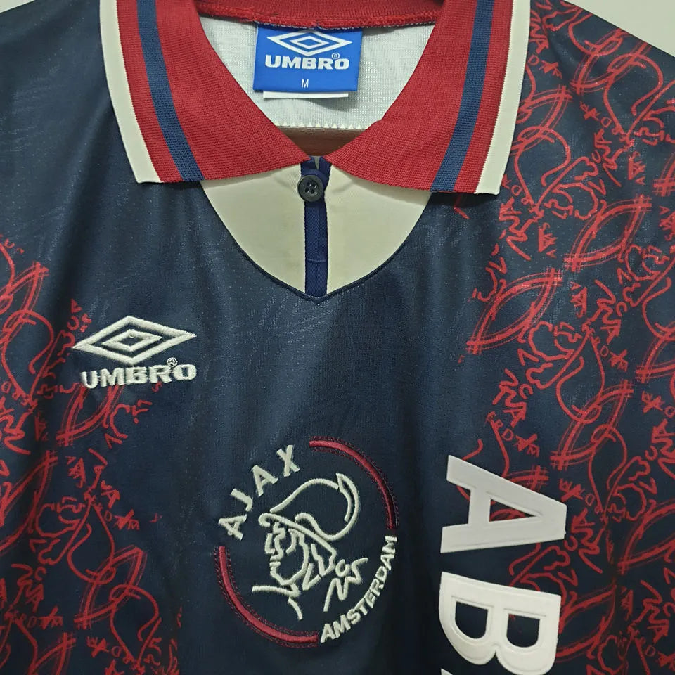 1994/95 AA Away Retro Soccer Jersey Detail 2