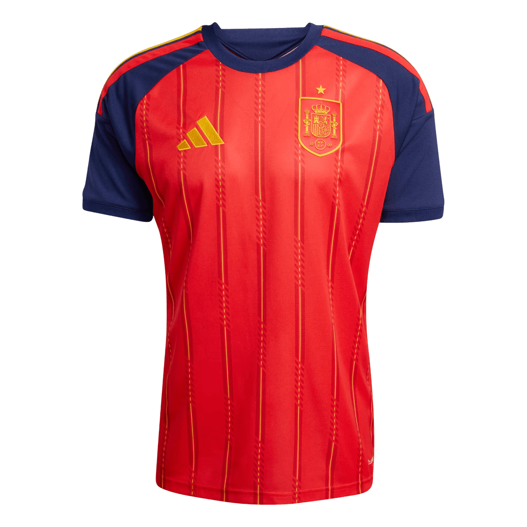 Spain Home Soccer Jersey World Cup 2026 Red Front