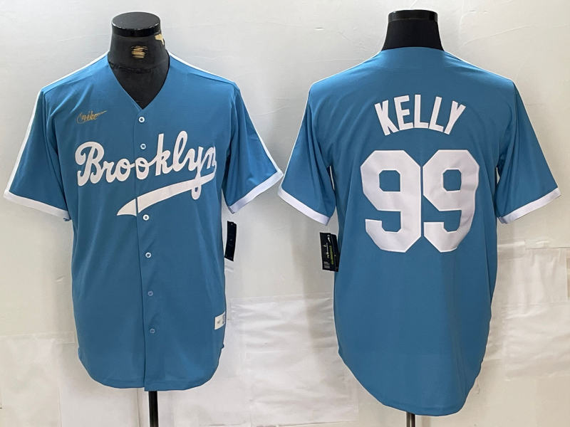 Men's Los Angeles Dodgers Joe Kelly #99 Light Blue Alternate Cooperstown Collection Player Jerseys