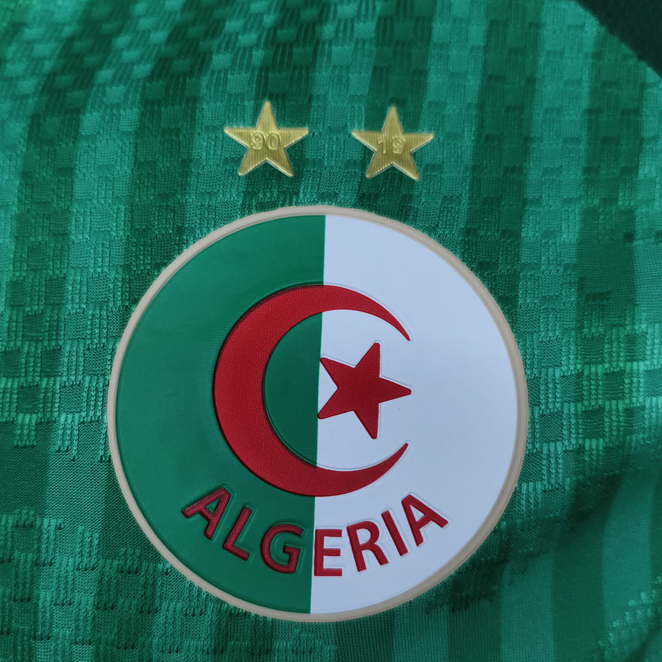 2026/27 Algeria Away Green Player Version Soccer Jersey （2 Stars 2星） Item NO.: 2153868 Detail 3