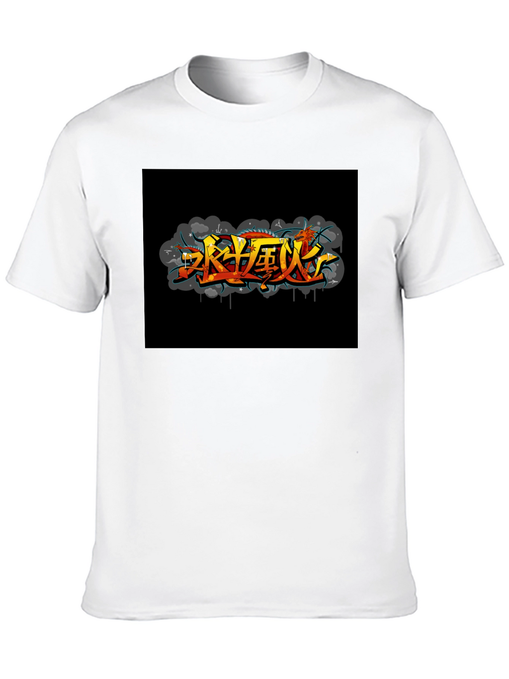 Urban Graffiti T-Shirt - Black