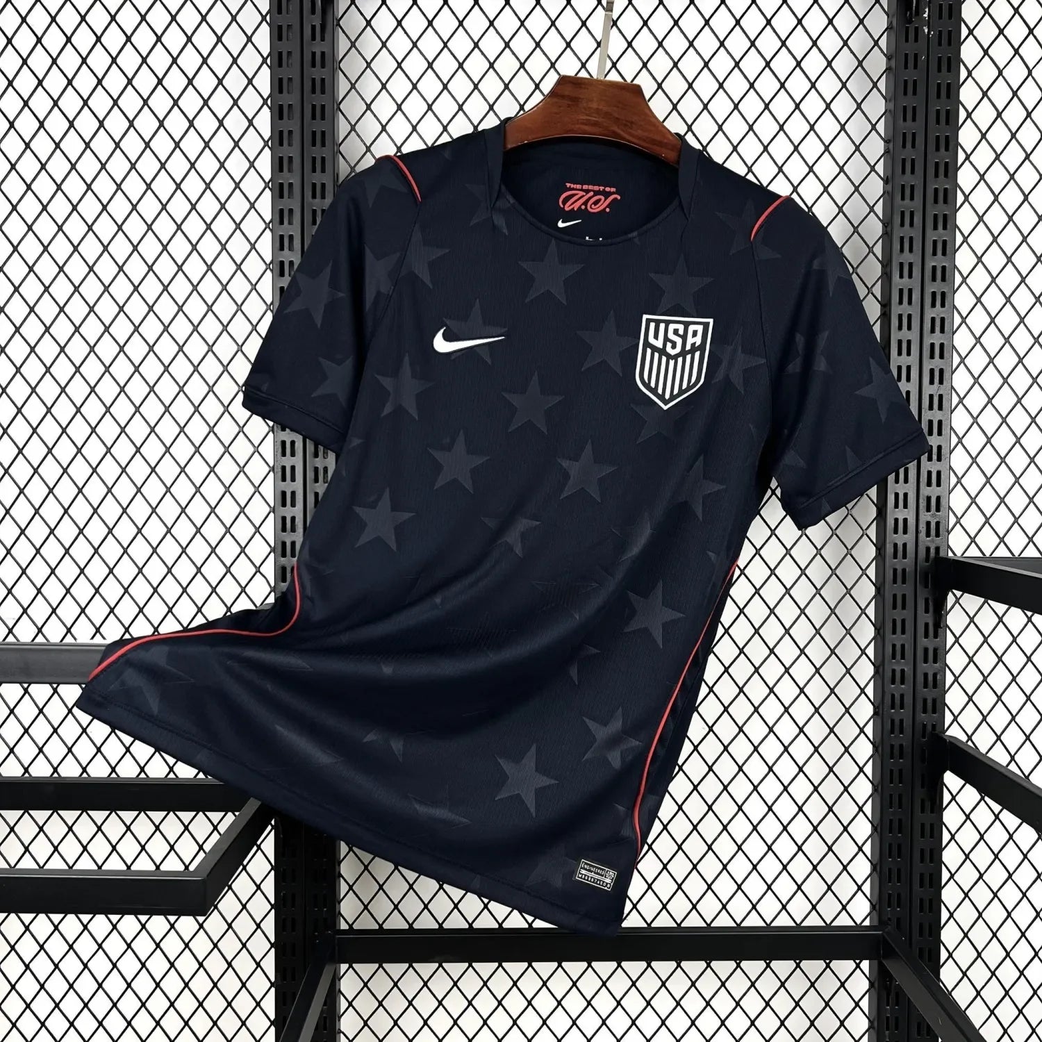 2026/27 U.S 1:1 Quality Away Black Fans Soccer Jersey Detail 2