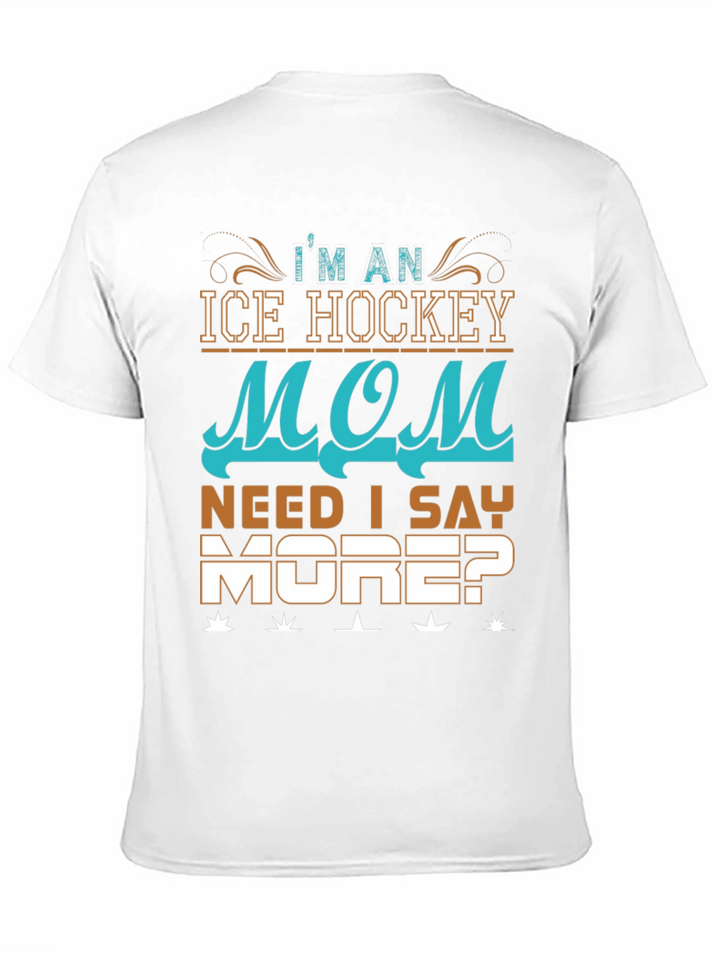 Ice Hockey Mom Graphic T-Shirt