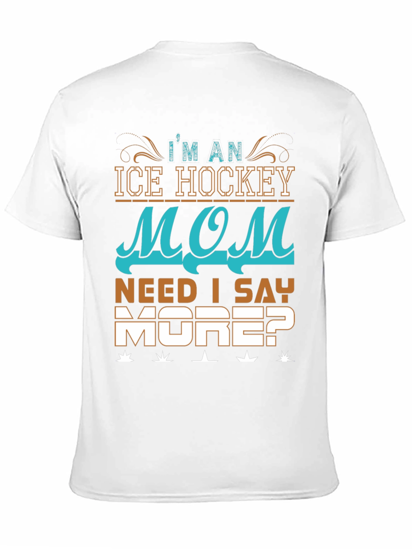 Ice Hockey Mom Graphic T-Shirt