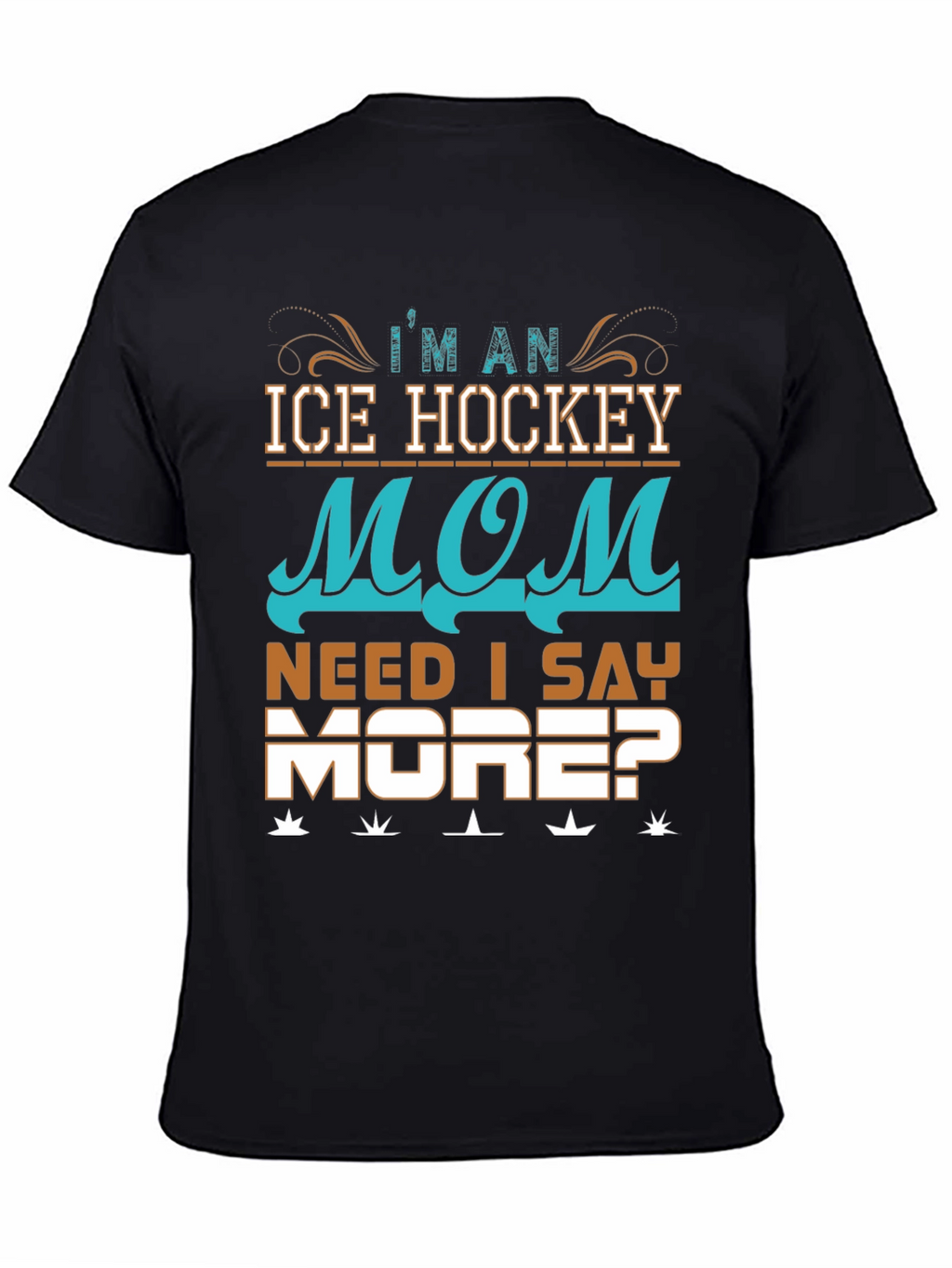 Ice Hockey Mom Graphic T-Shirt