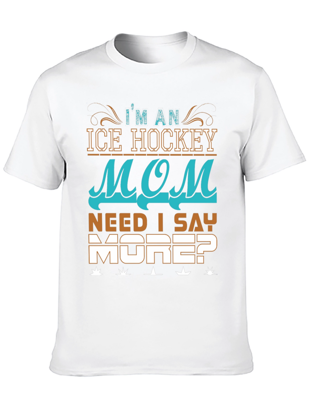 Ice Hockey Mom Graphic T-Shirt