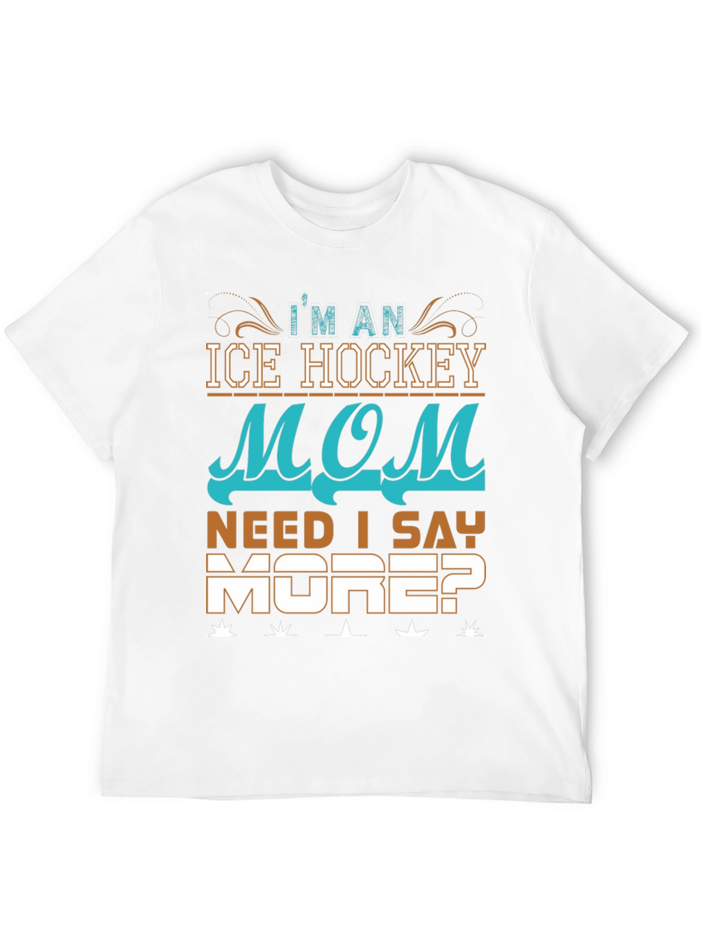 Ice Hockey Mom Graphic T-Shirt