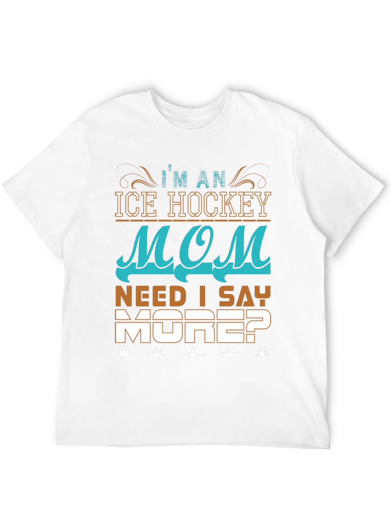 Ice Hockey Mom Graphic T-Shirt