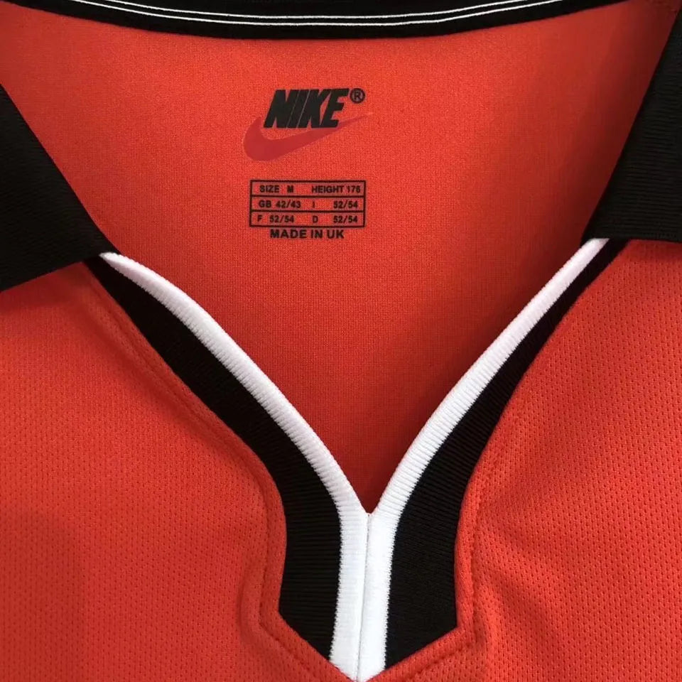 1998 NL Home Orange Retro Jersey Detail 2