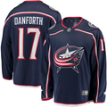 Men's Columbus Blue Jackets Justin Danforth #17 Navy Home Breakaway Player Jerseys
