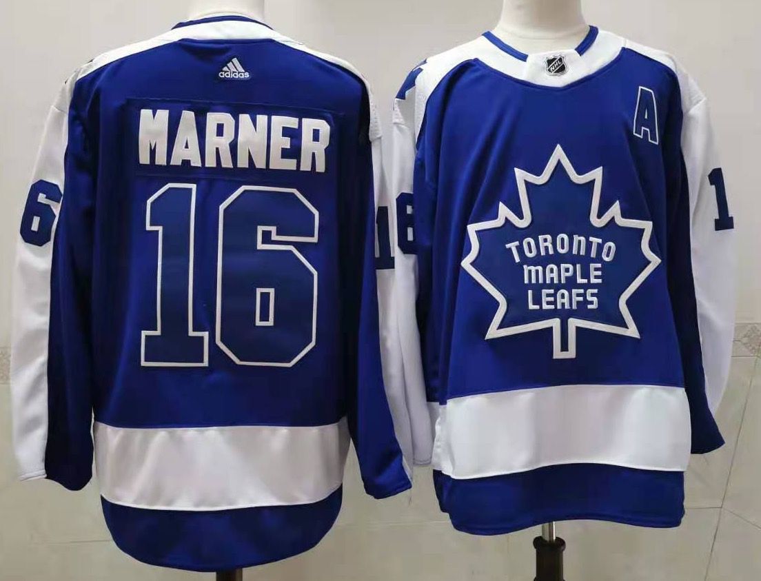 Men's Toronto Maple Leafs Mitch Marner #16 Blue Player Jerseys