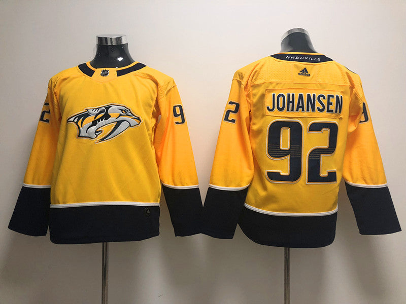 Men's Nashville Predators Ryan Johansen #92 Gold Home Breakaway Player Jerseys