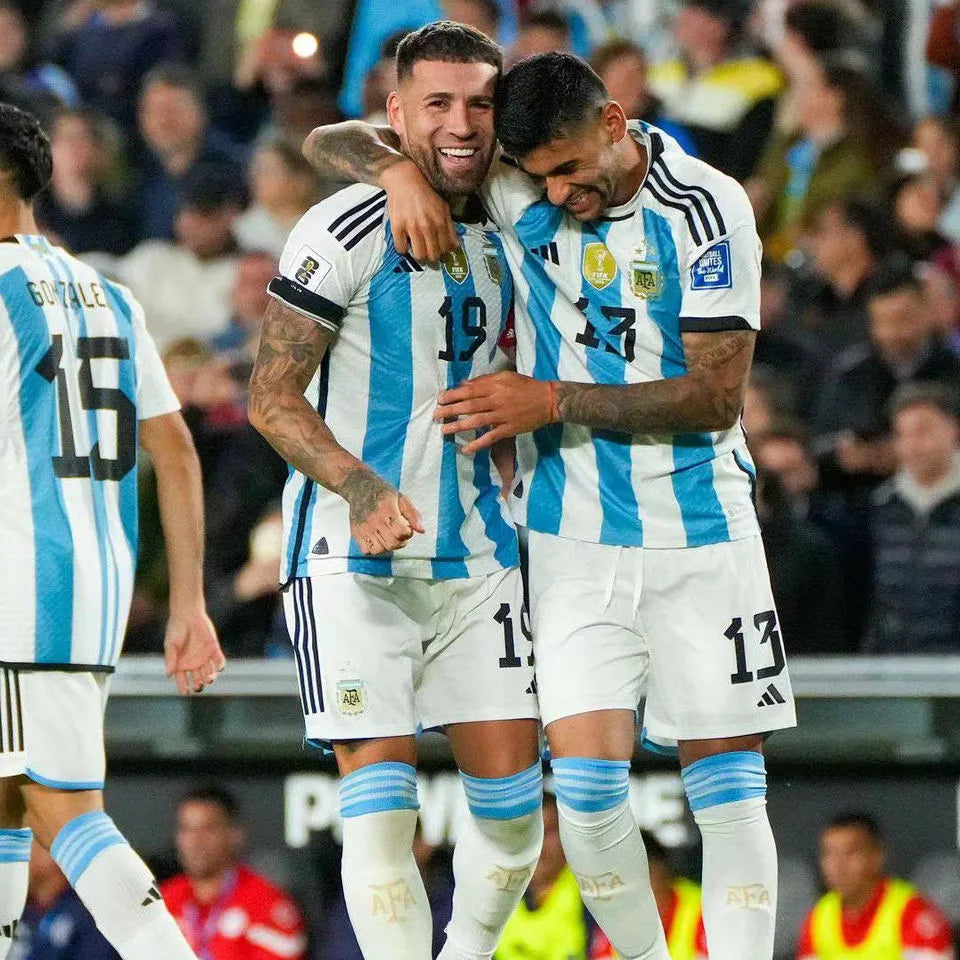 CAMPEONES DEL MUNDO 3 Stars Argentina Player Version Jersey (3 Stars 3星) ★★ Detail 2