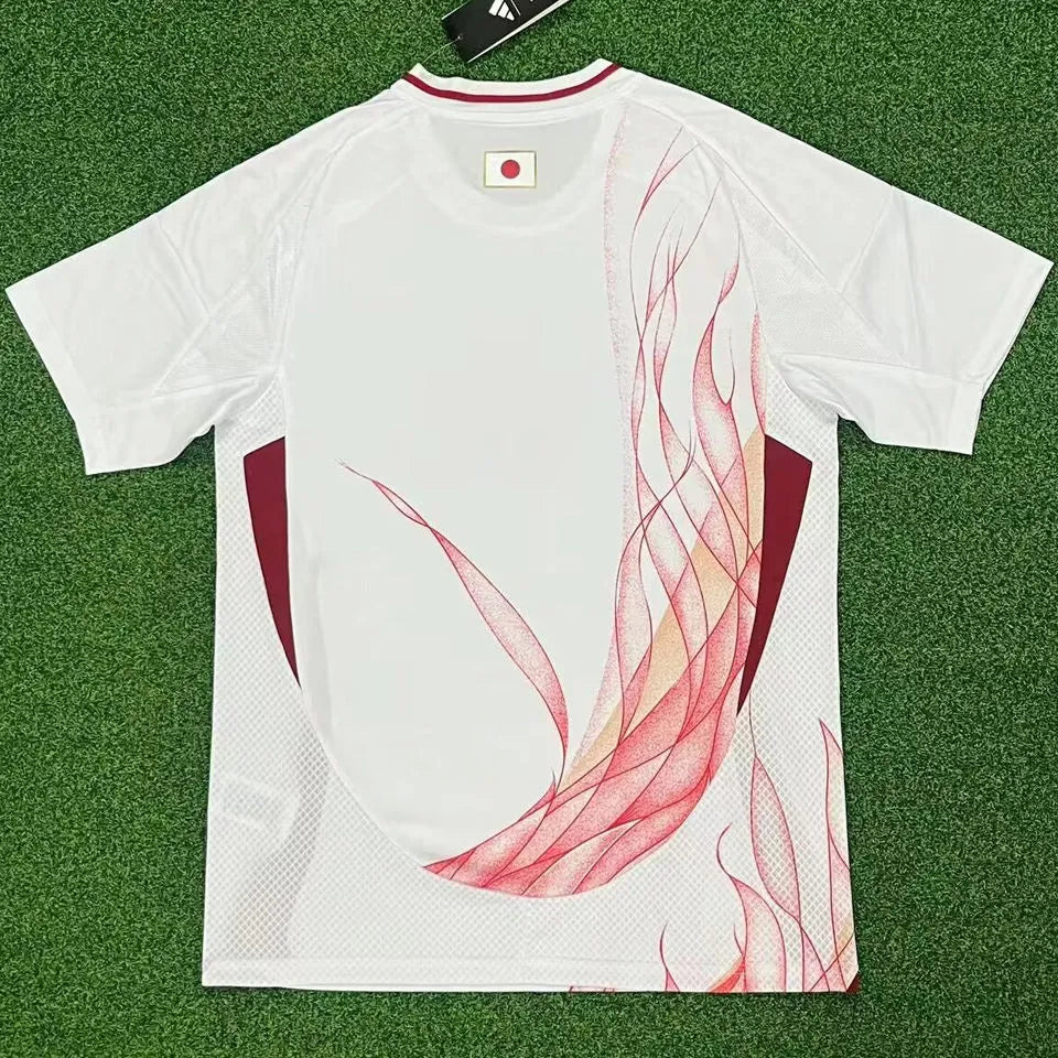 2024/25 Japan Away Y-3 White Fans Soccer Jersey Back