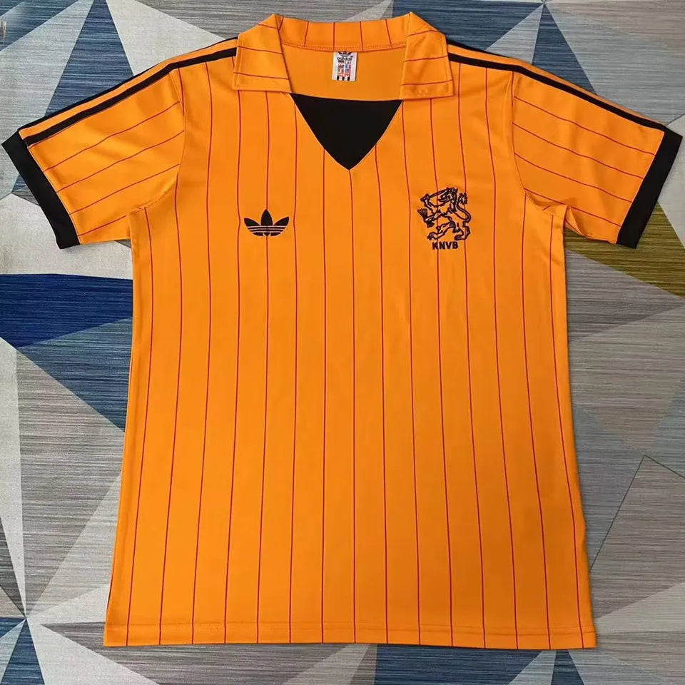 1974/84 NL Home Orange Retro Jersey Front