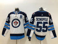 Men's Winnipeg Jets Mark Scheifele #55 White Player Jerseys