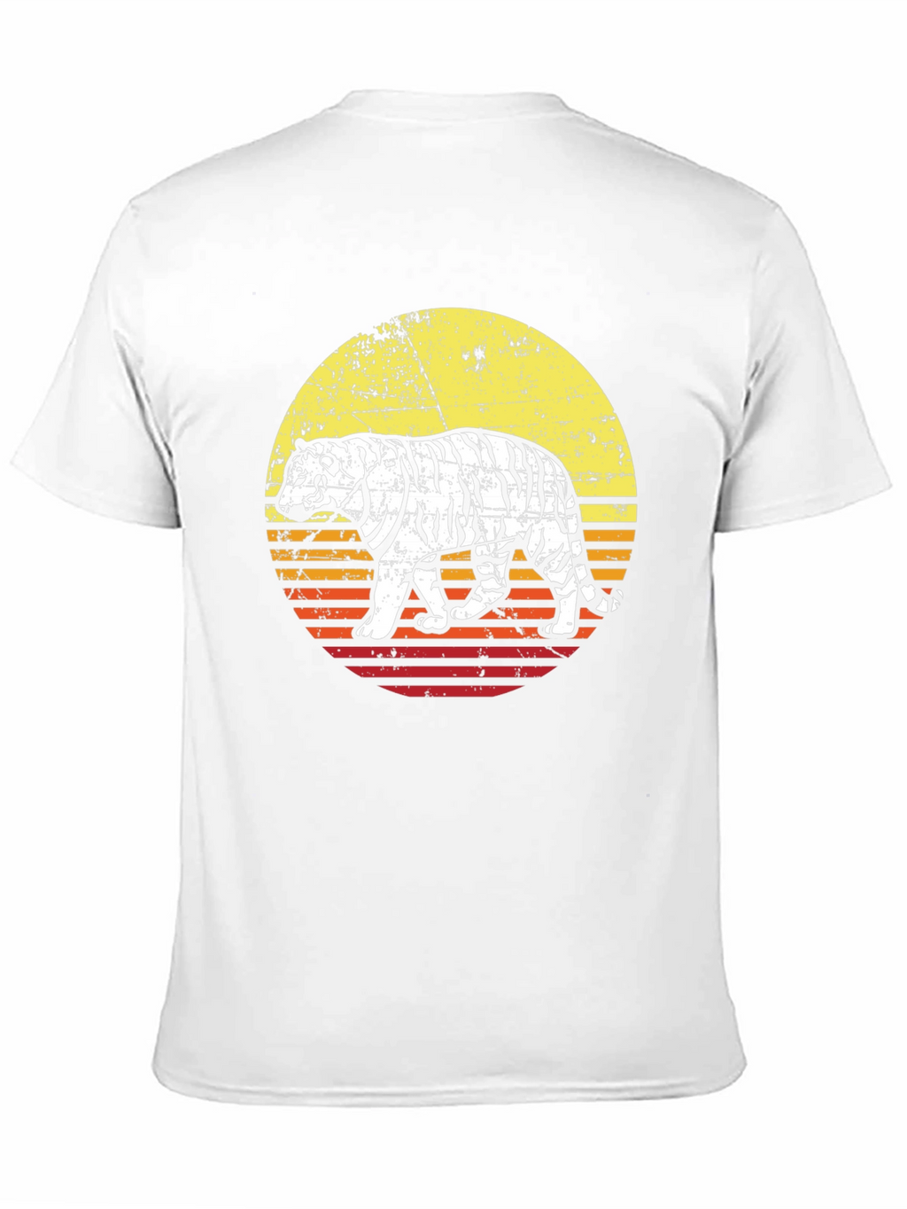 Retro Tiger Graphic Tee - Cool Animal Print Shirt
