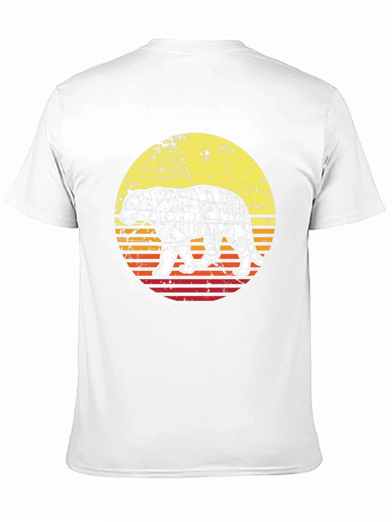 Retro Tiger Graphic Tee - Cool Animal Print Shirt