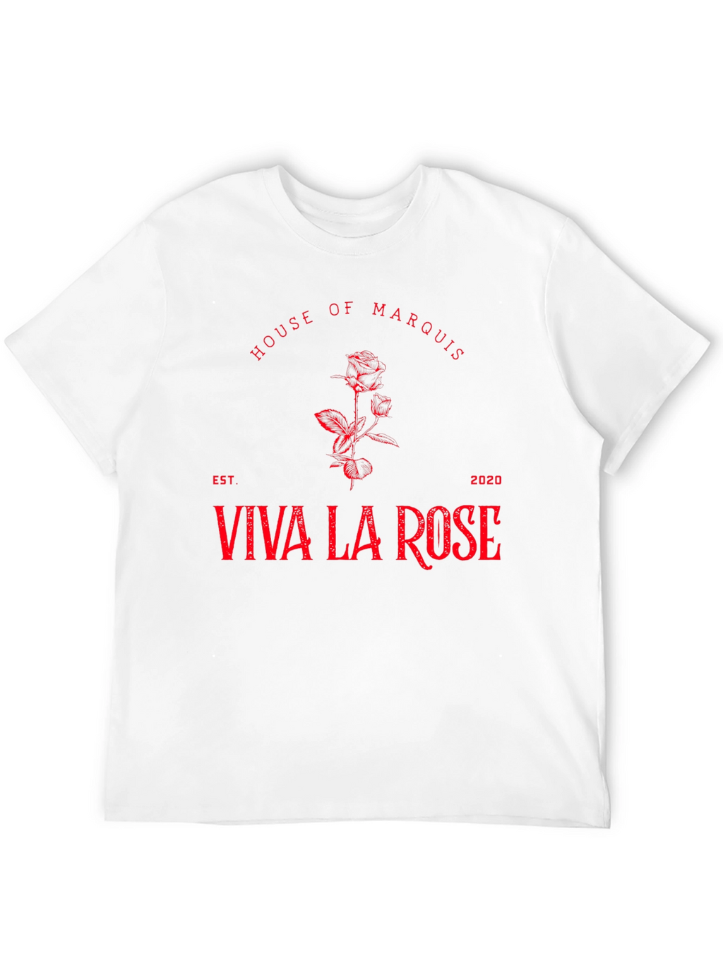 House of Marquis Viva La Rose Black Graphic Tee
