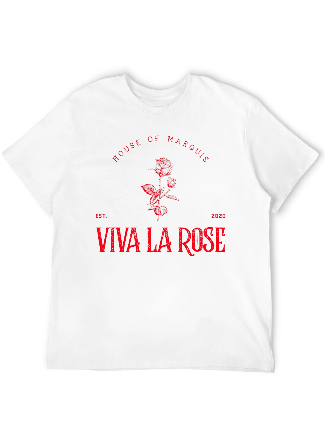 House of Marquis Viva La Rose Black Graphic Tee