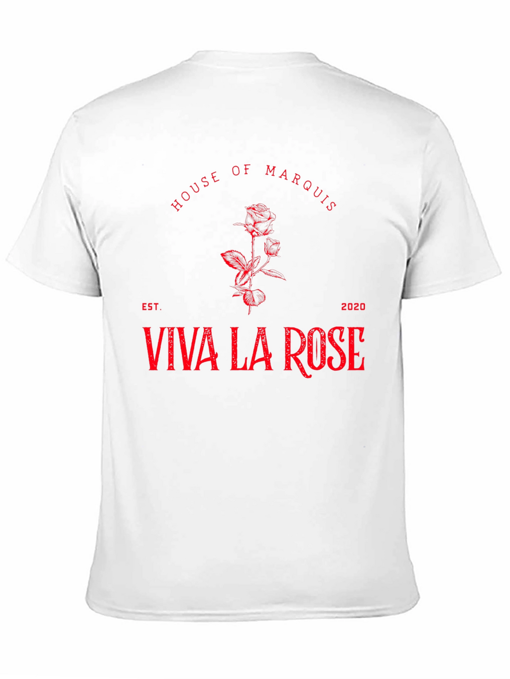 House of Marquis Viva La Rose Black Graphic Tee