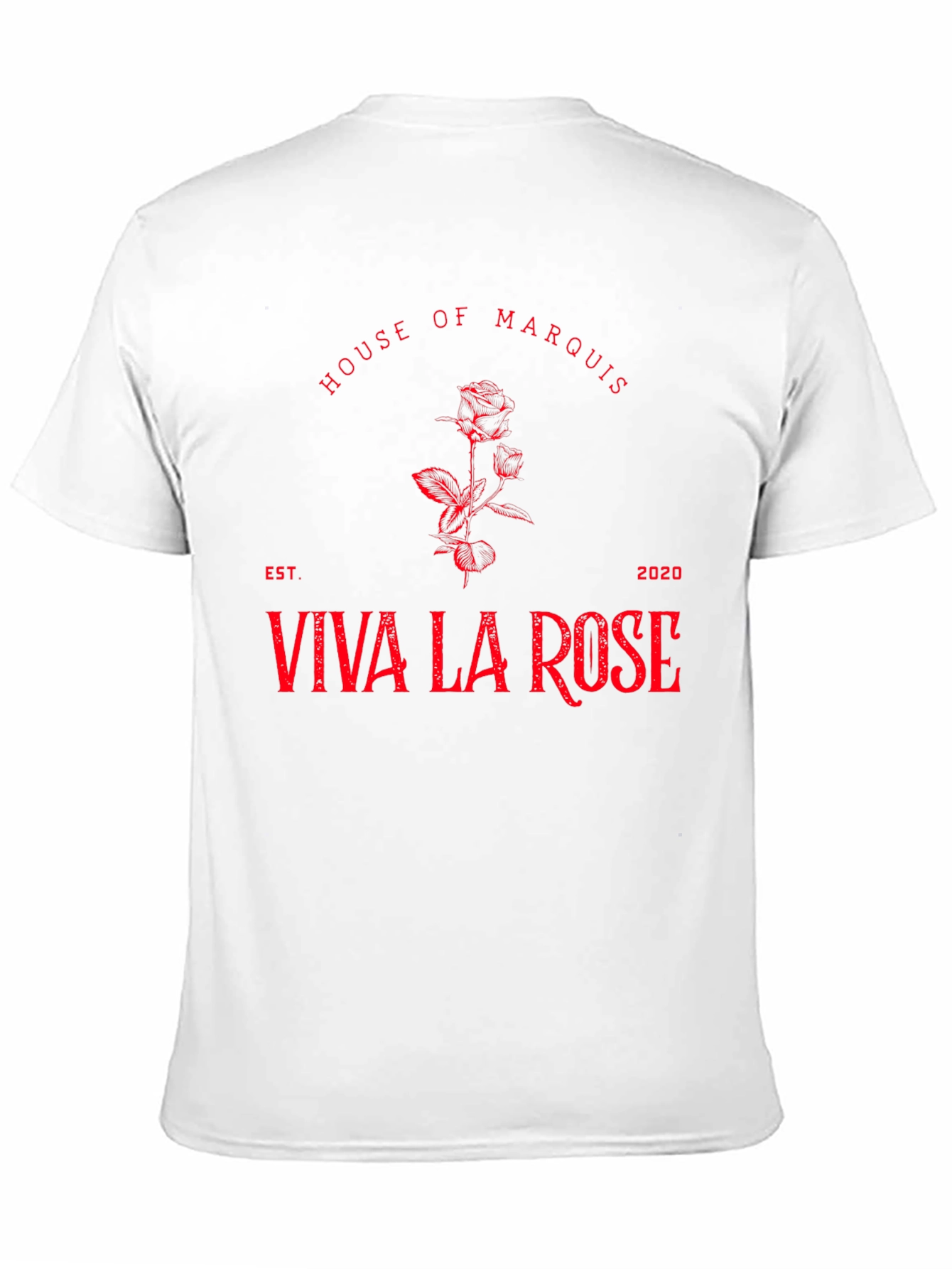 House of Marquis Viva La Rose Black Graphic Tee