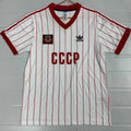 1982/1983 CCCP Away White Retro Soccer Jersey Front