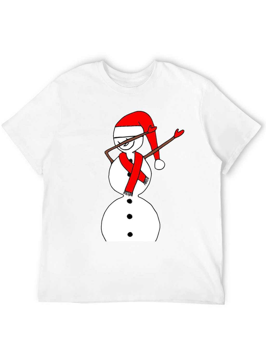 Dabbing Snowman Christmas T-Shirt