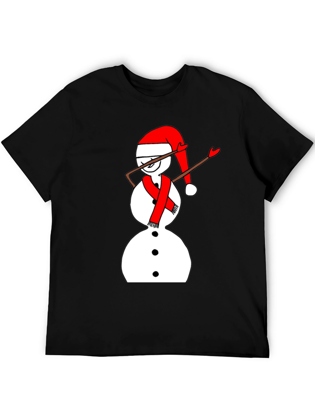 Dabbing Snowman Christmas T-Shirt