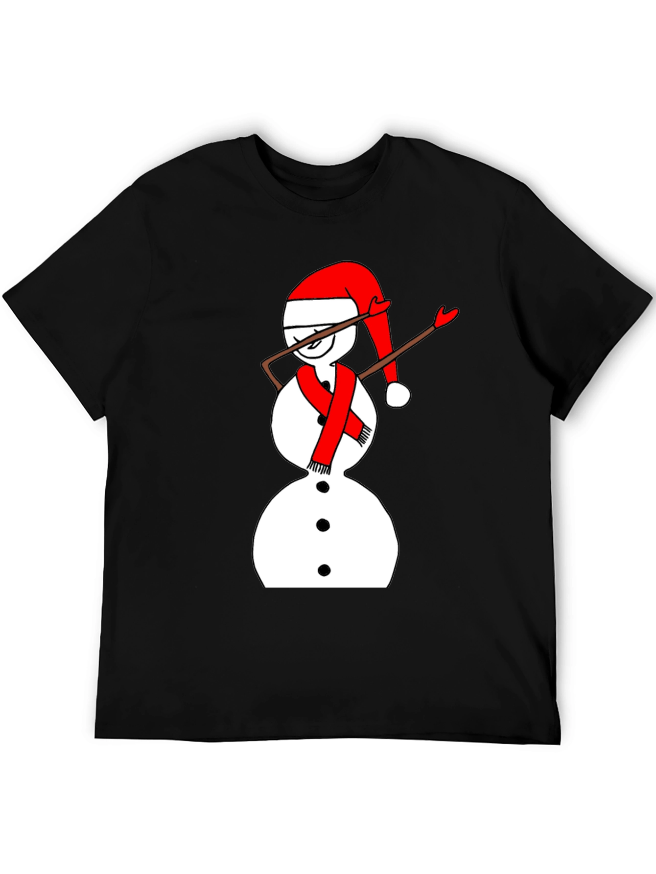 Dabbing Snowman Christmas T-Shirt