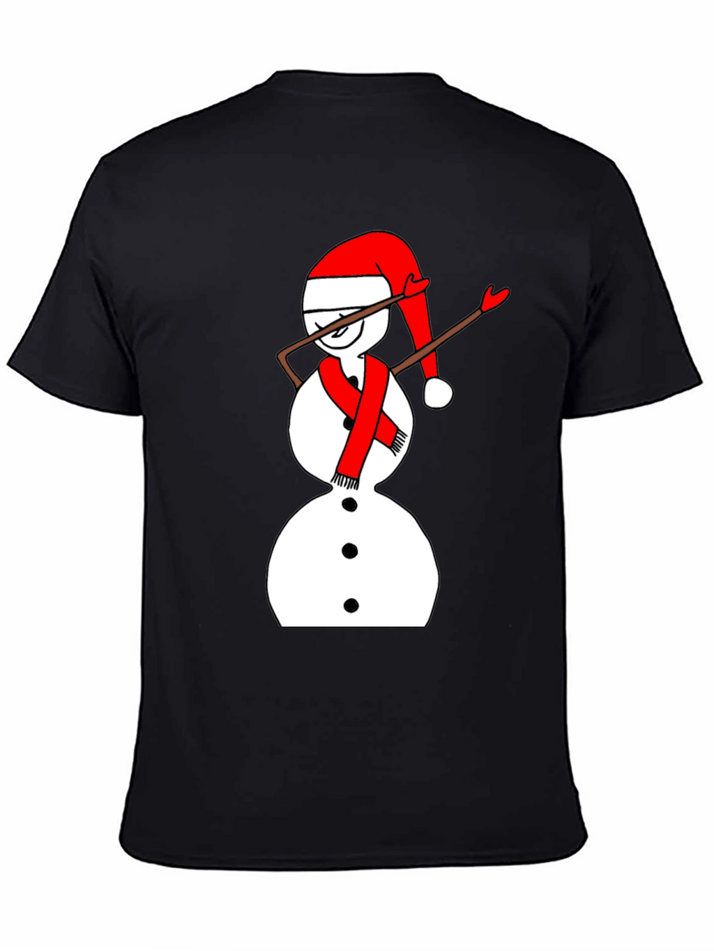 Dabbing Snowman Christmas T-Shirt