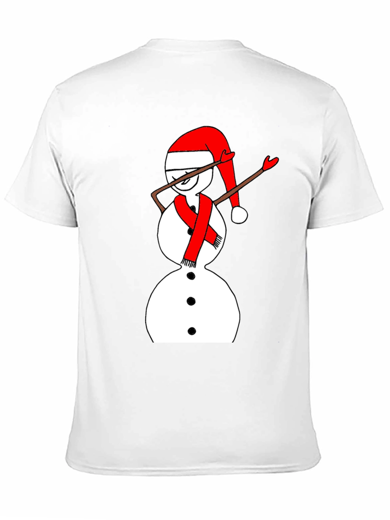 Dabbing Snowman Christmas T-Shirt
